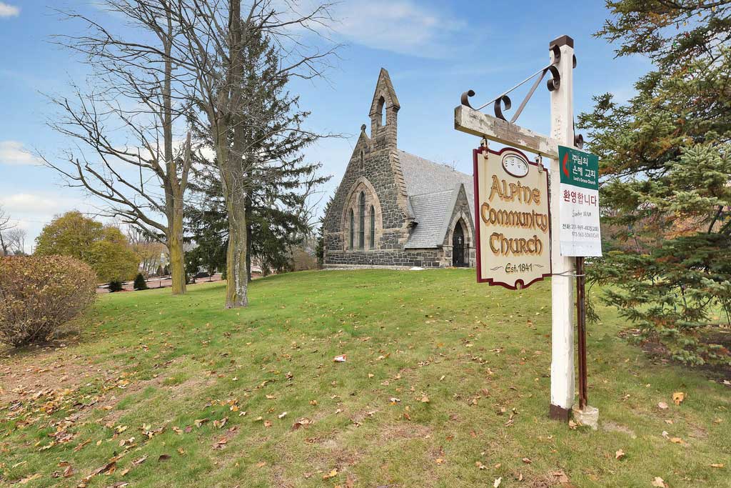 Alpine Community Church For Sale 995 Closter Dock Road 1