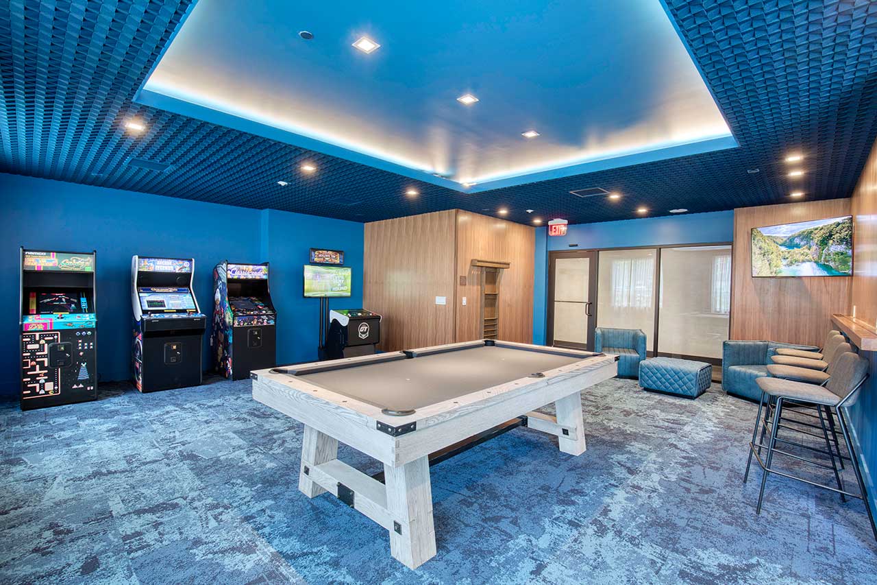 The Enclave Apartments Jersey City Game Room