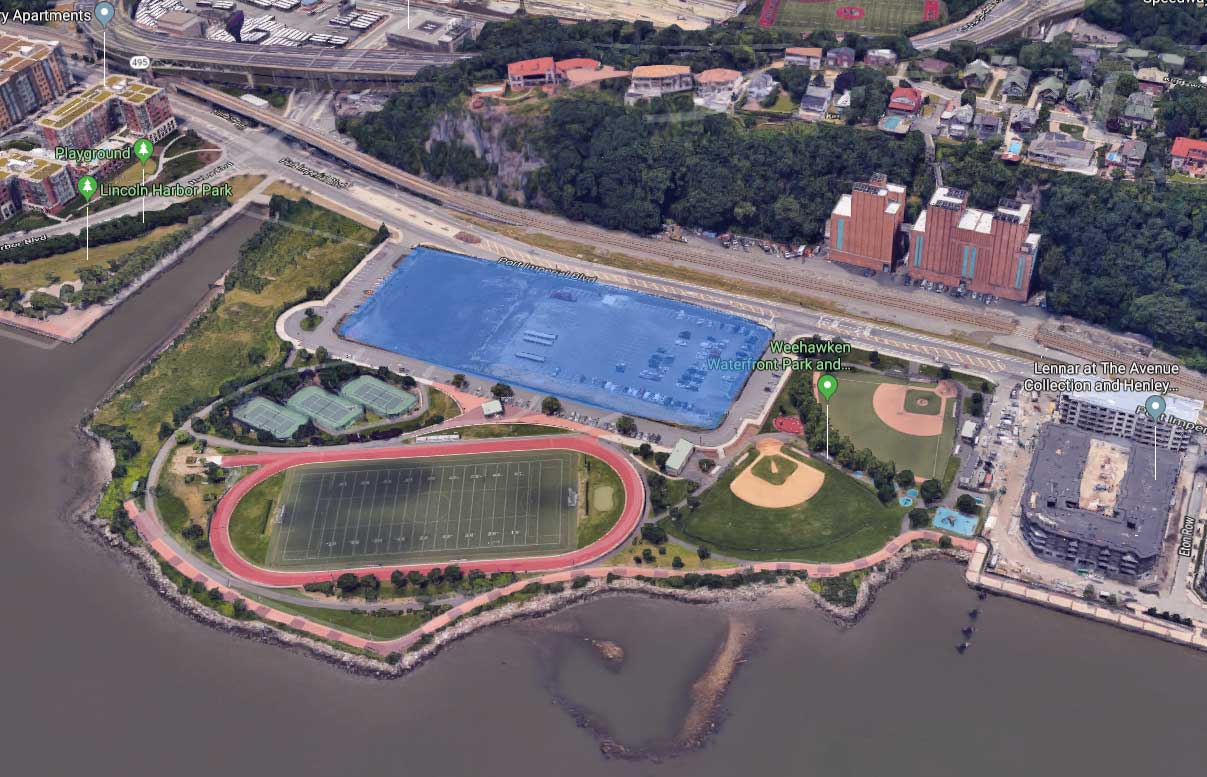 Weehawken Development Mack Cali Waterfront Park