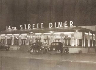 Malibu 14th Street Diner Hoboken Historic Photo