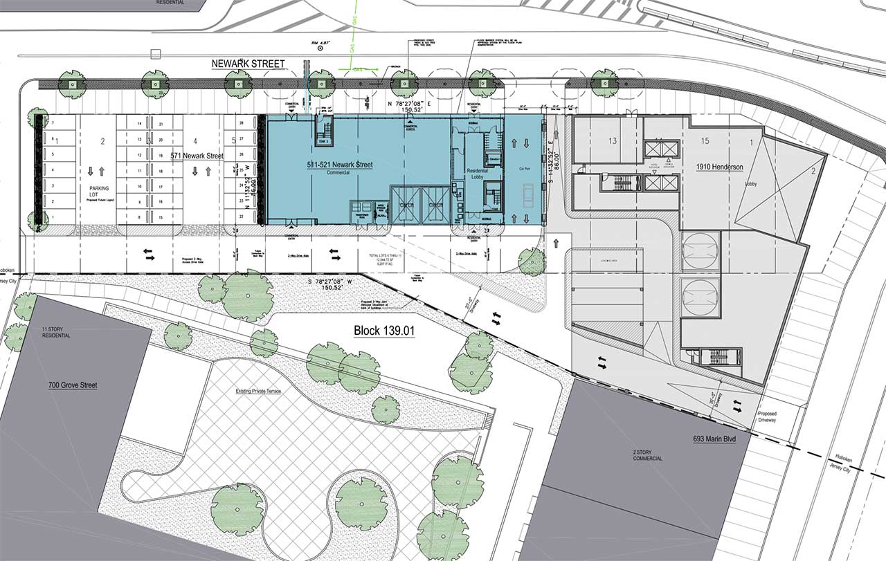 511 Newark Street Hoboken Site Plan