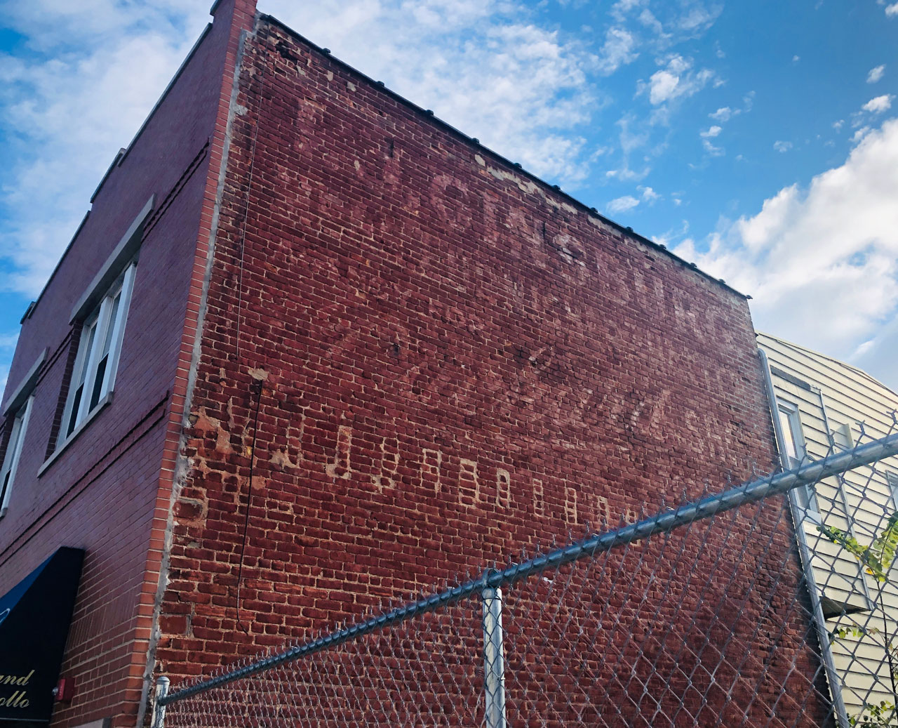 West Side Weekend Walk Ghost Sign Jersey City