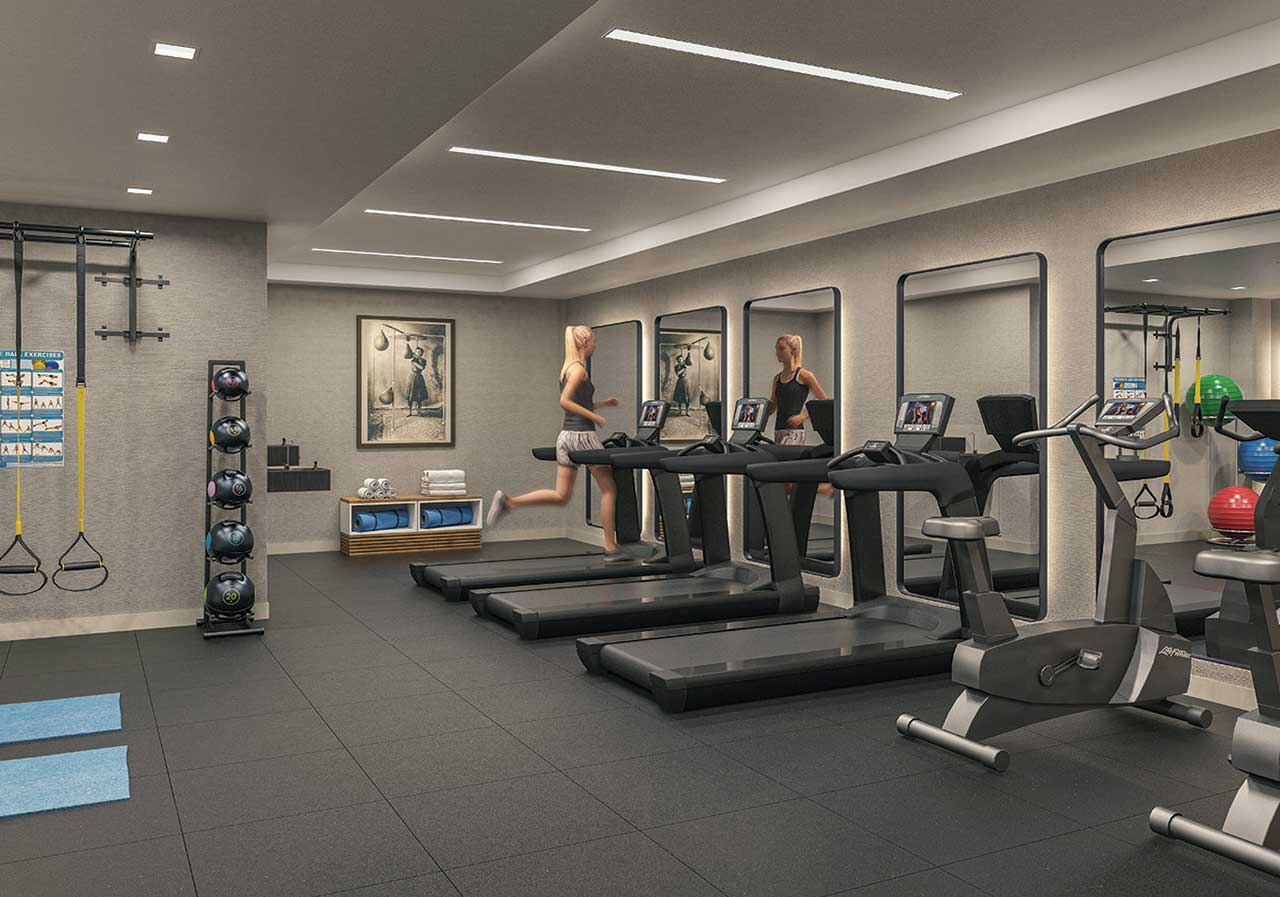 1425 Hudson Toll Brothers Hoboken Fitness Center