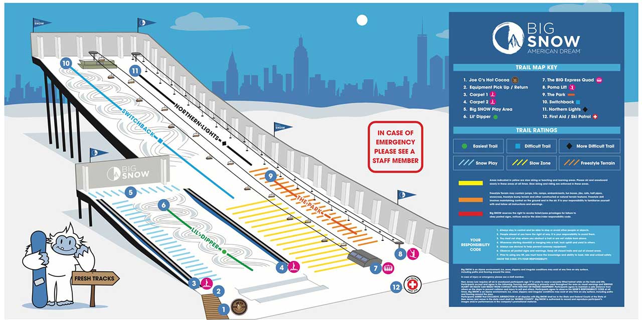 Map Big Snow Nj