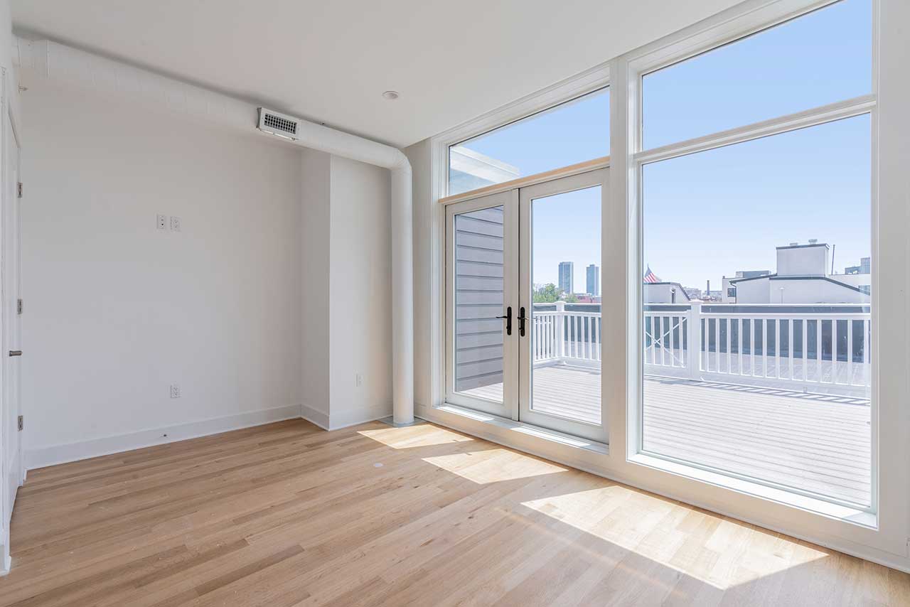 385 8th Street Downtown Jersey City Condo Terrace