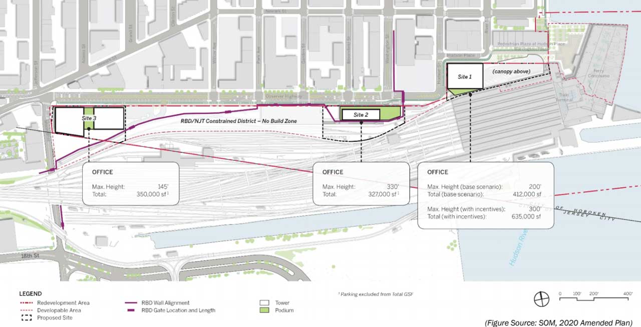Hoboken Yard Redevelopment Plan Sites