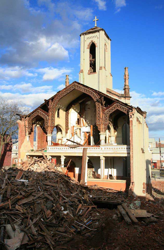 Queen Of Angels Church Demolished Newark