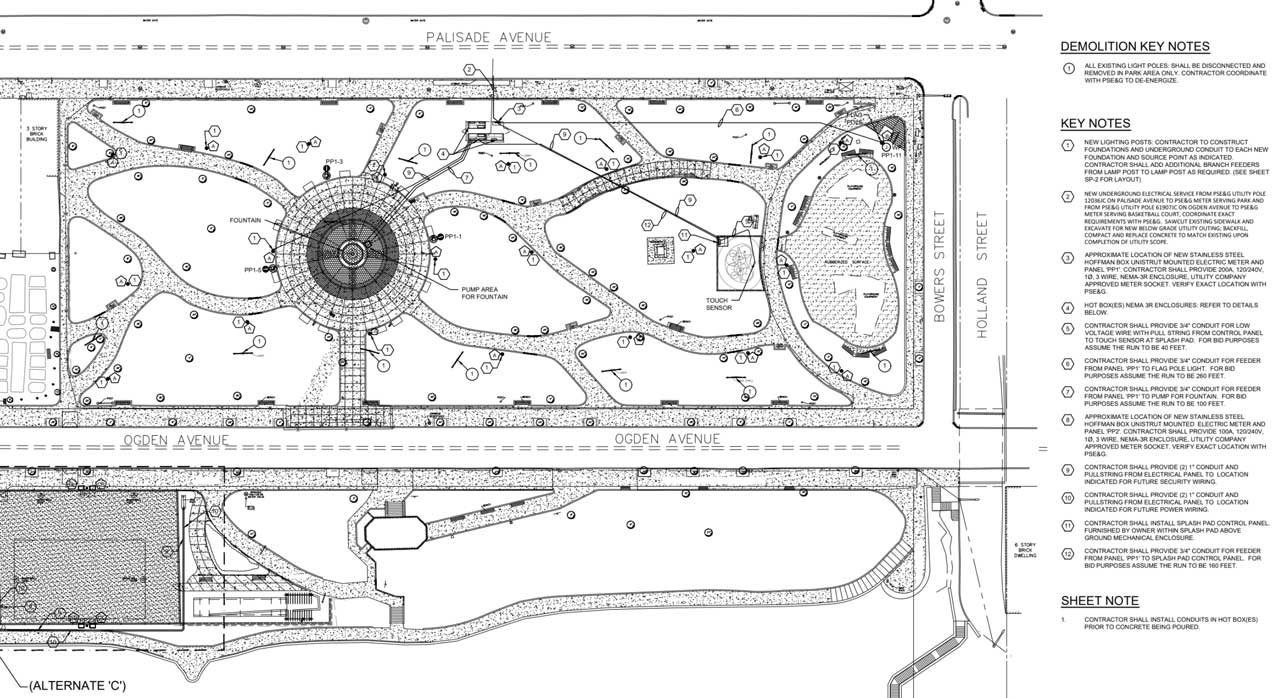 Riverview Fisk Park Renovation Jersey City Heights Aerial Plan