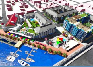 Seaport Redevelopment Plan Aerial Belmar