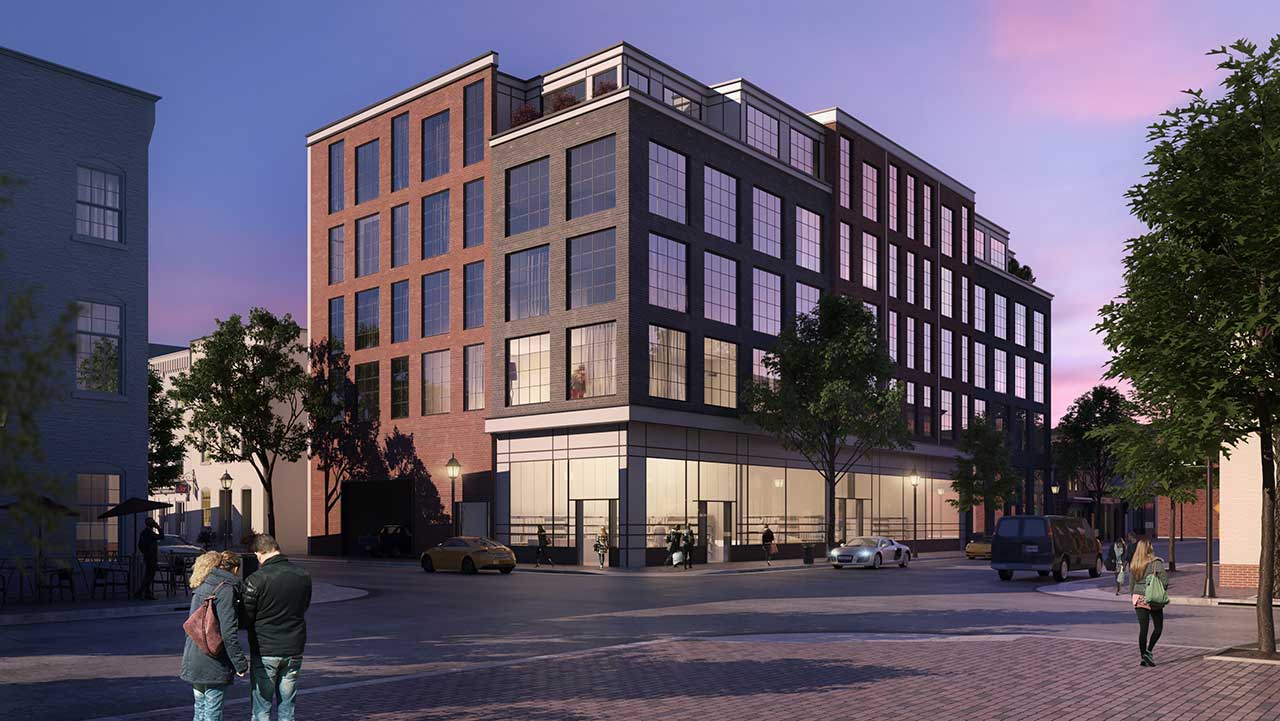 70 Central Avenue Lofts Jersey City Heights Rendering Night