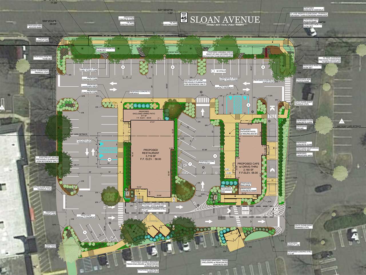 Clover Square Sloane Avenue Hamilton Site Plan