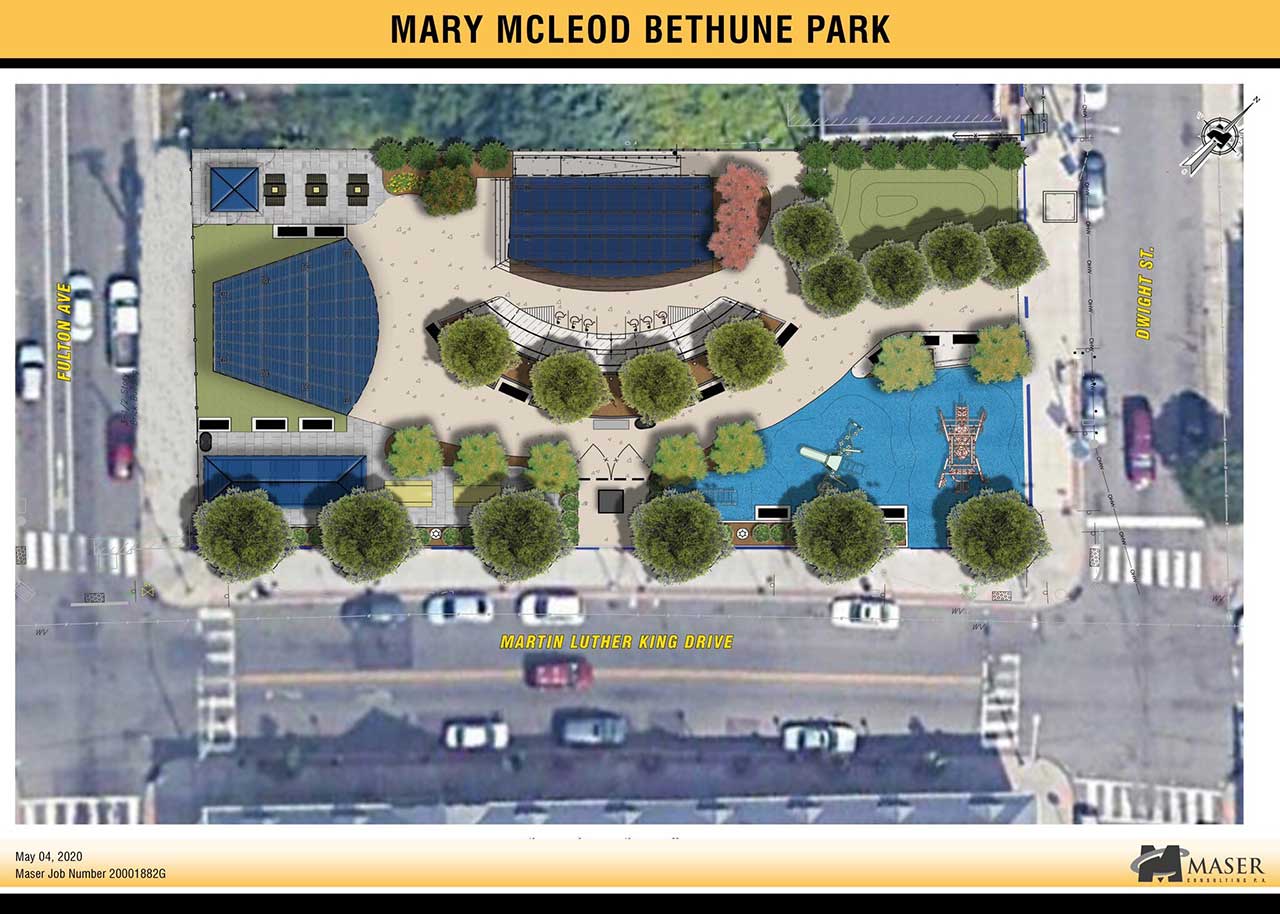 Mary Bethune Park Jersey City Rendering