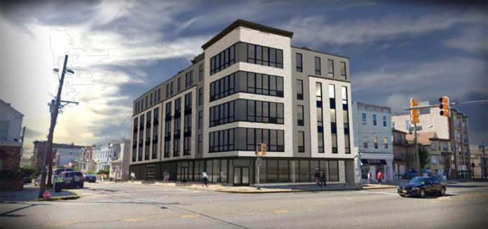 20-Unit Project Proposed for Garden State Awards Site in Jersey City 3516 John F Kennedy Boulevard Jersey City Development Rendering