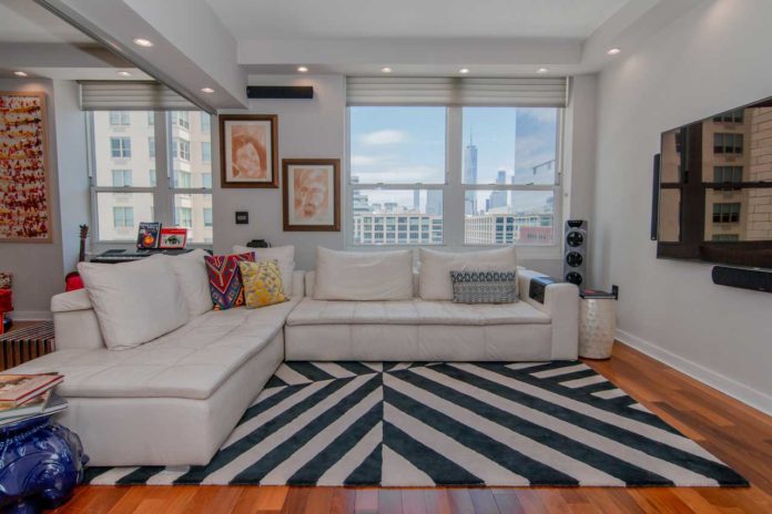 Deluxe Combination Apartment For Sale in Downtown Jersey City Offers Sprawling Luxury 88 Morgan Street Unit 1005 1006 Condo For Sale Jersey City 5