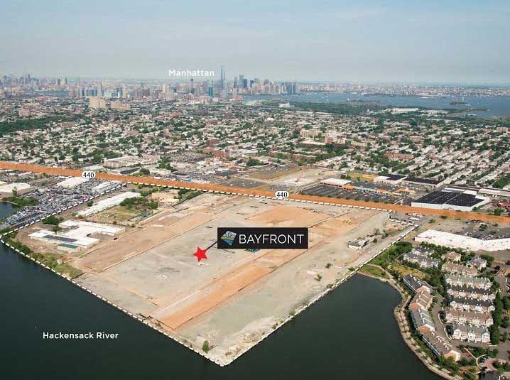Bayfront Jersey City Development Aerial Site