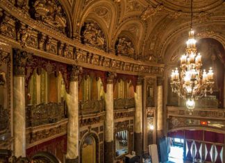 Inside Loews Theater Jerssey City