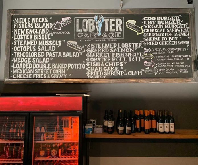 Lobster Garage Jersey City Menu