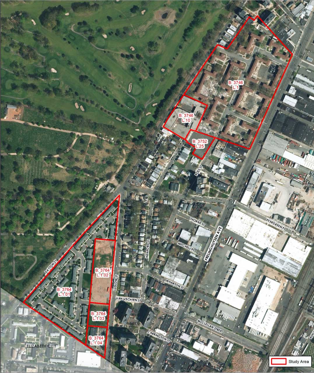 Seth Boyden Terrace Newark Area In Need Of Redevelopment Map