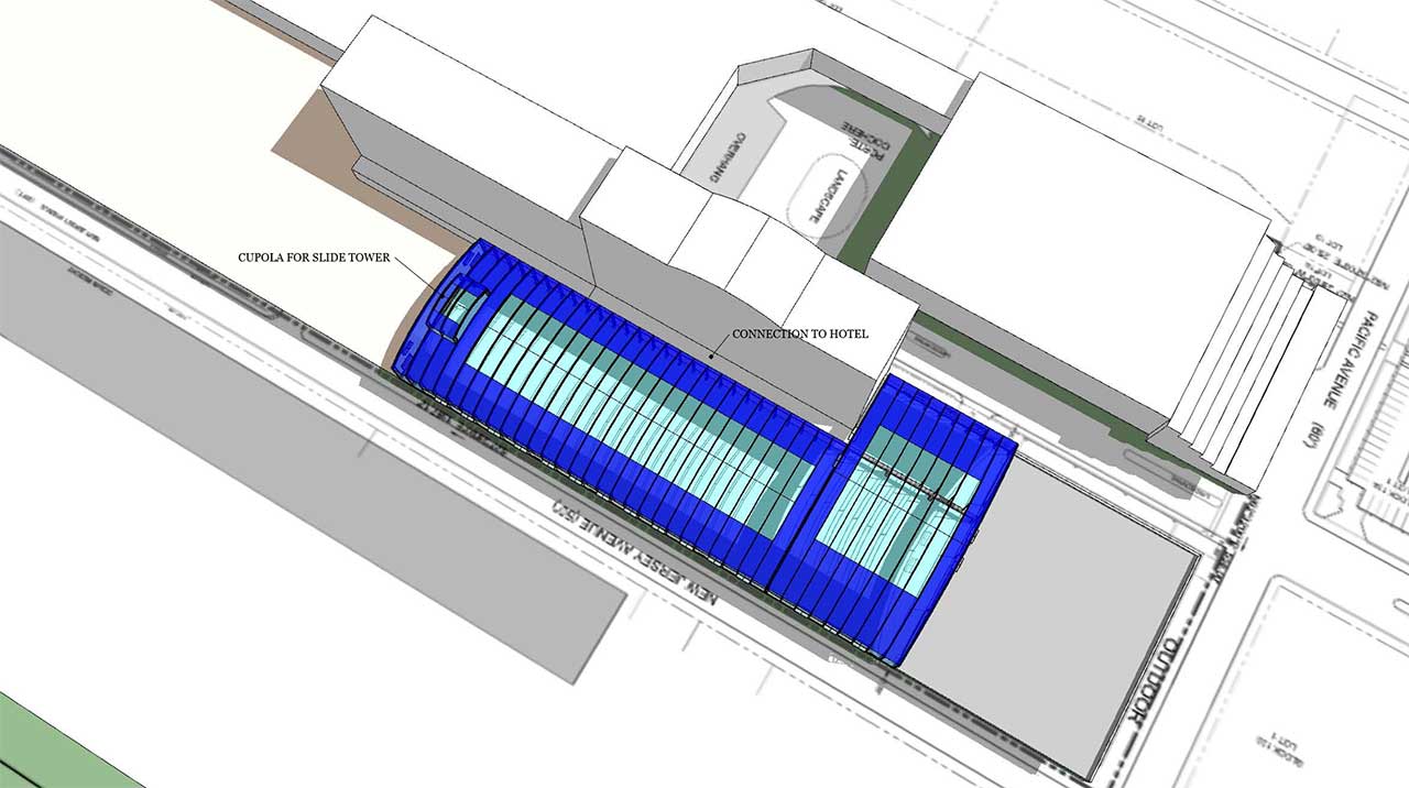 Showboat Waterpark Aerial Plan