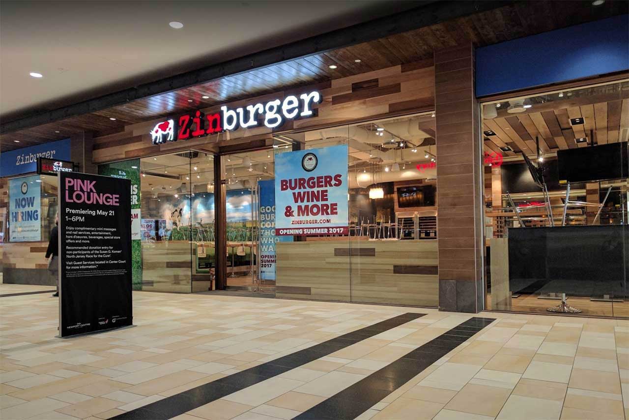 Zinburger Wine & Burger Bar Sues Garden State Plaza