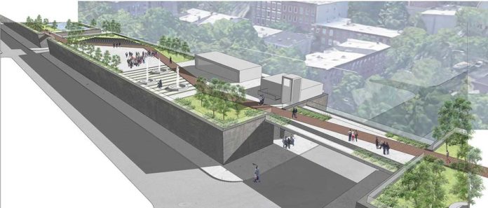 NYC Architect Unveils Park Proposal for Jersey City’s Sixth Street Embankment Jma 6th Street Redesign Featured