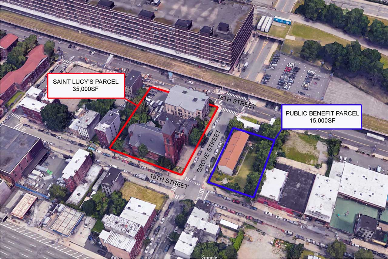 St Lucys Church 619 Grove Street Jersey City Development Plan