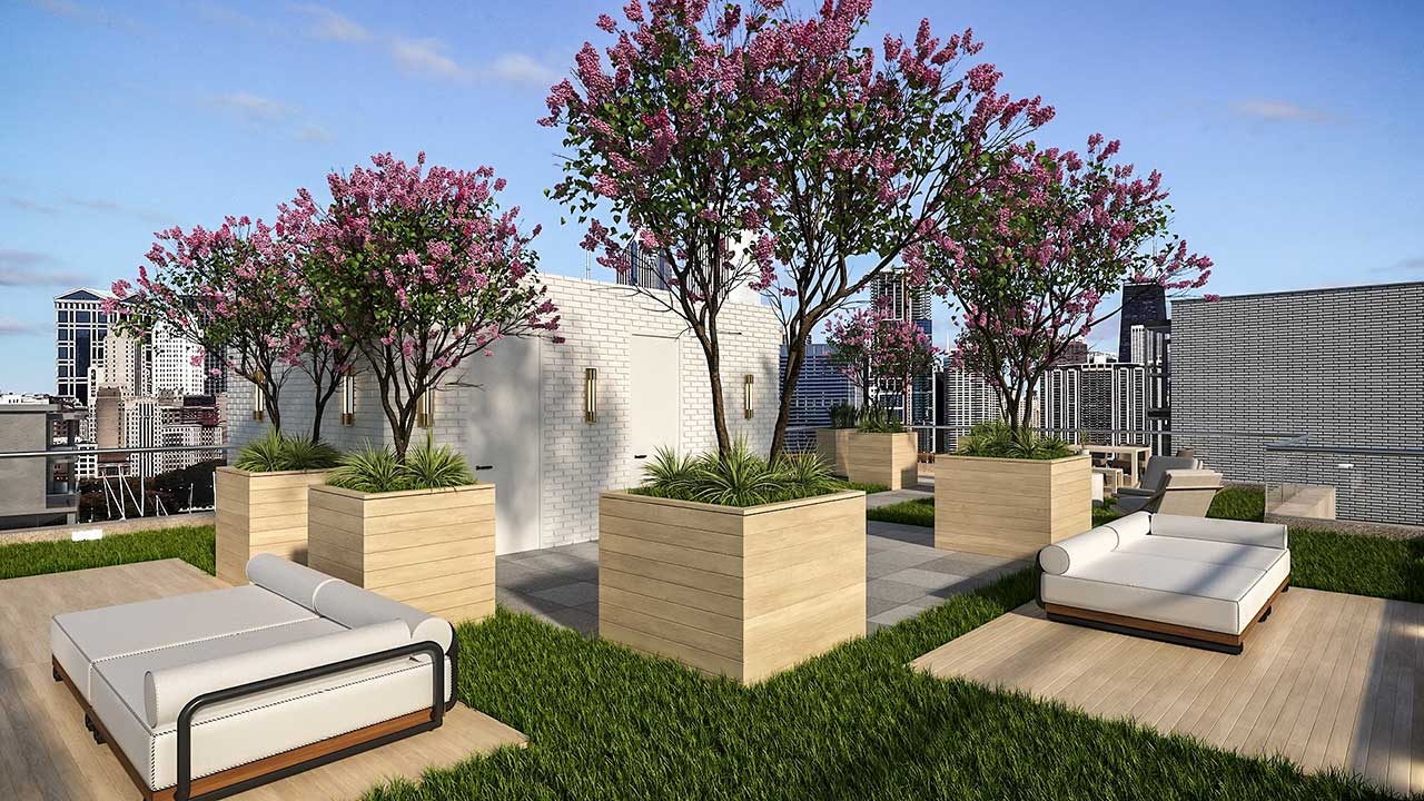 30 Clinton Newark Rooftop Rendering