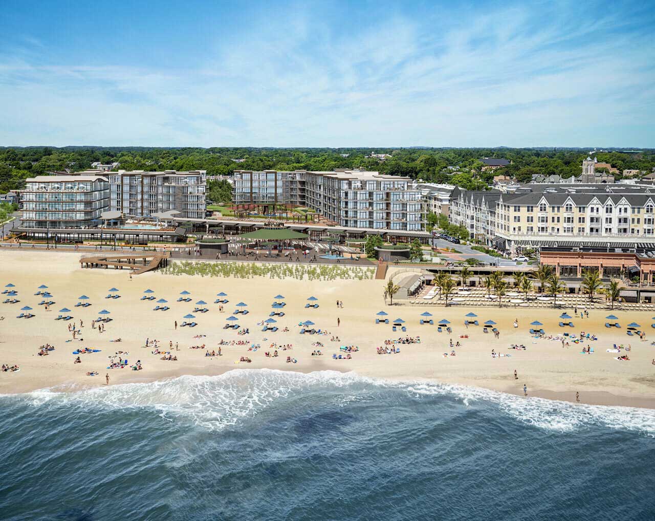 Entrance to Pier Village on the Boardwalk in Long Branch, New