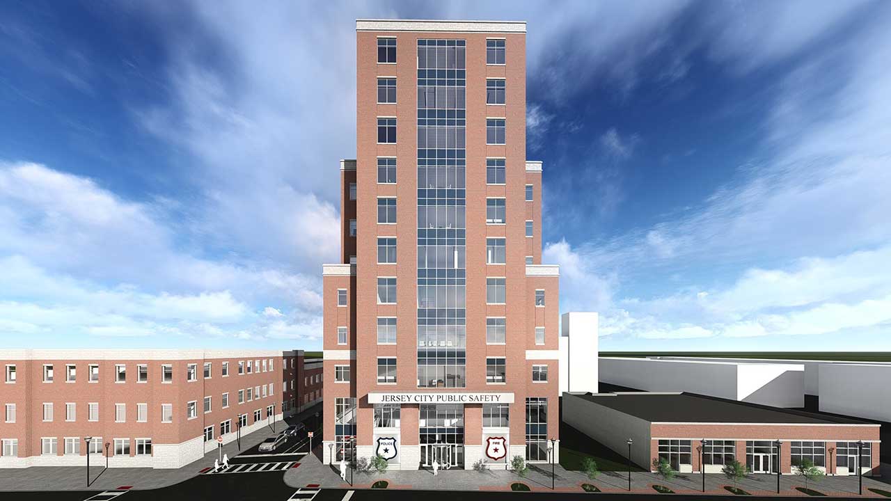 Jersey City Public Safety Headquarters Rendering
