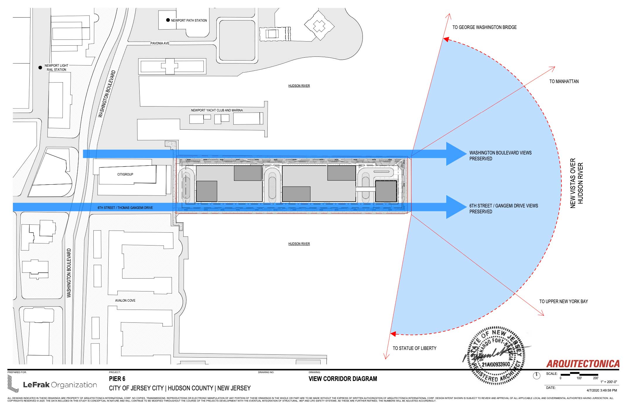 Pier Six Development Jersey City Plan