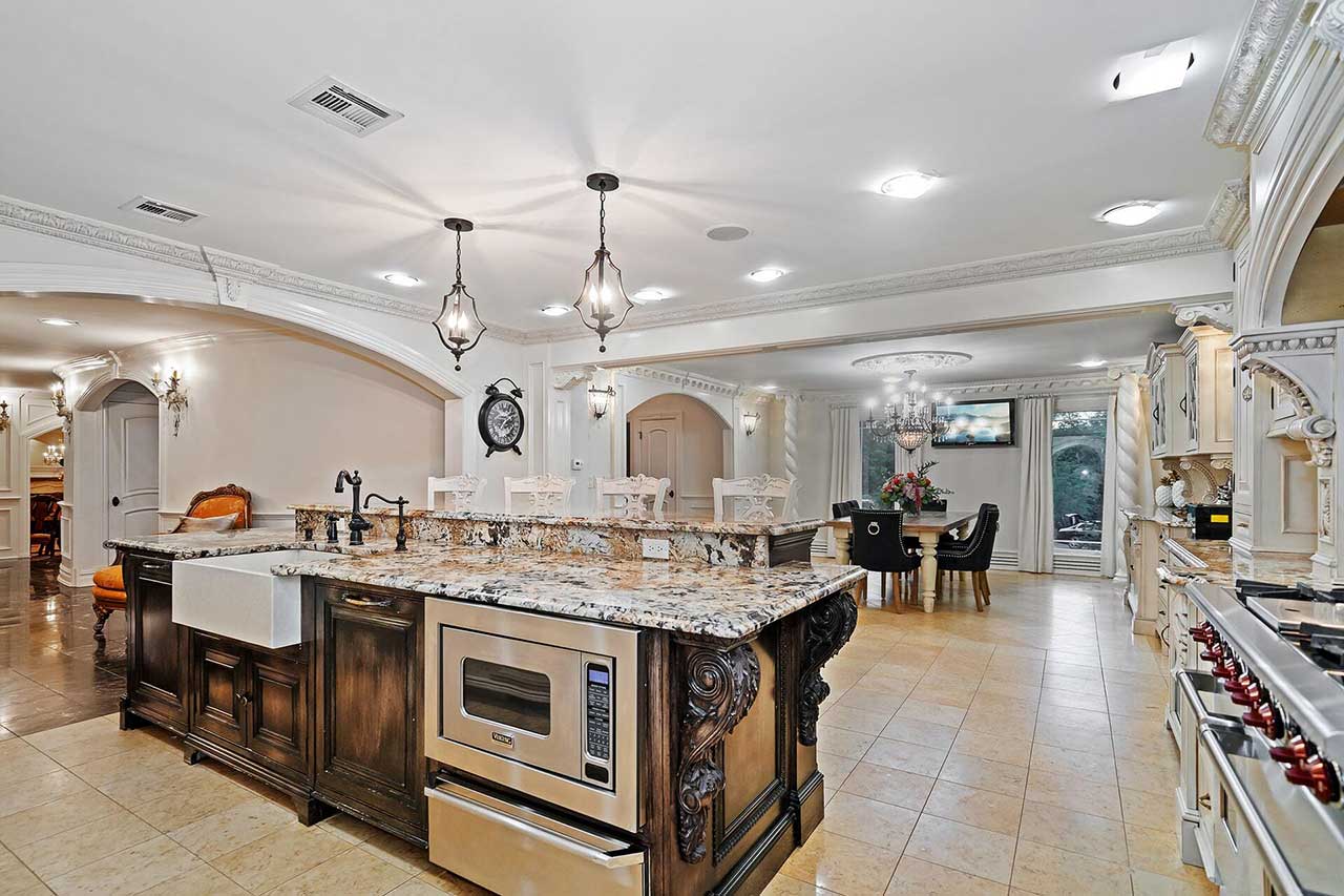 Teresa Giudice Montville Nj Mansion For Sale Kitchen