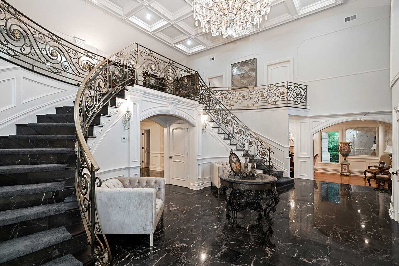 Teresa Giudice Montville Nj Mansion For Sale Staircase