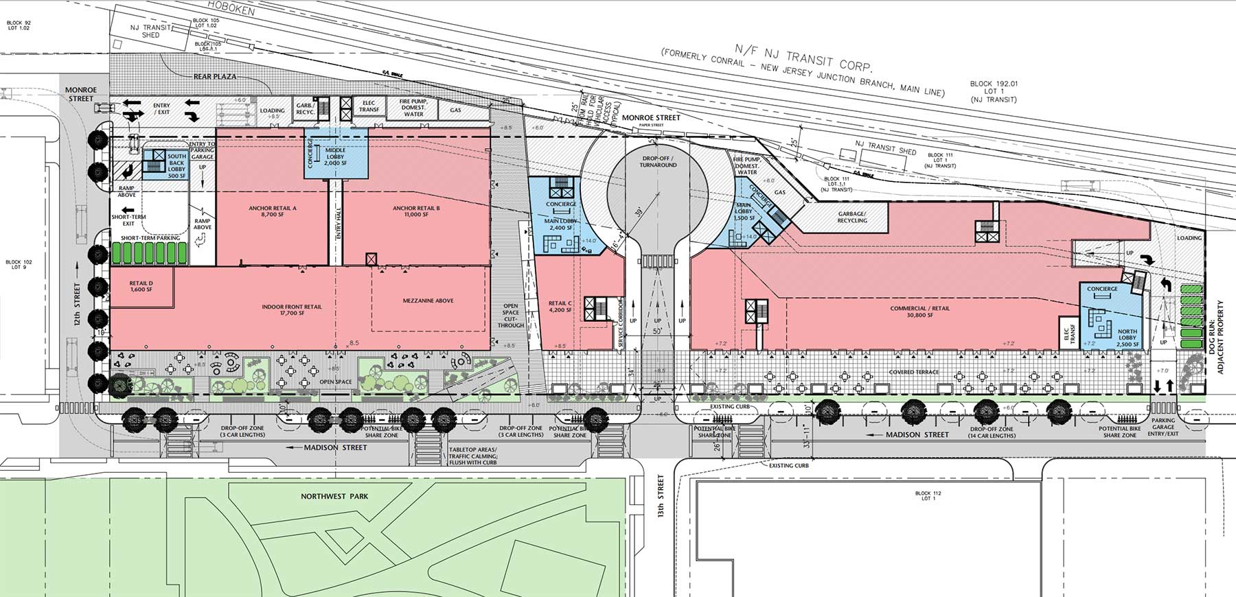 1200 Madison Street Hoboken Site Plan