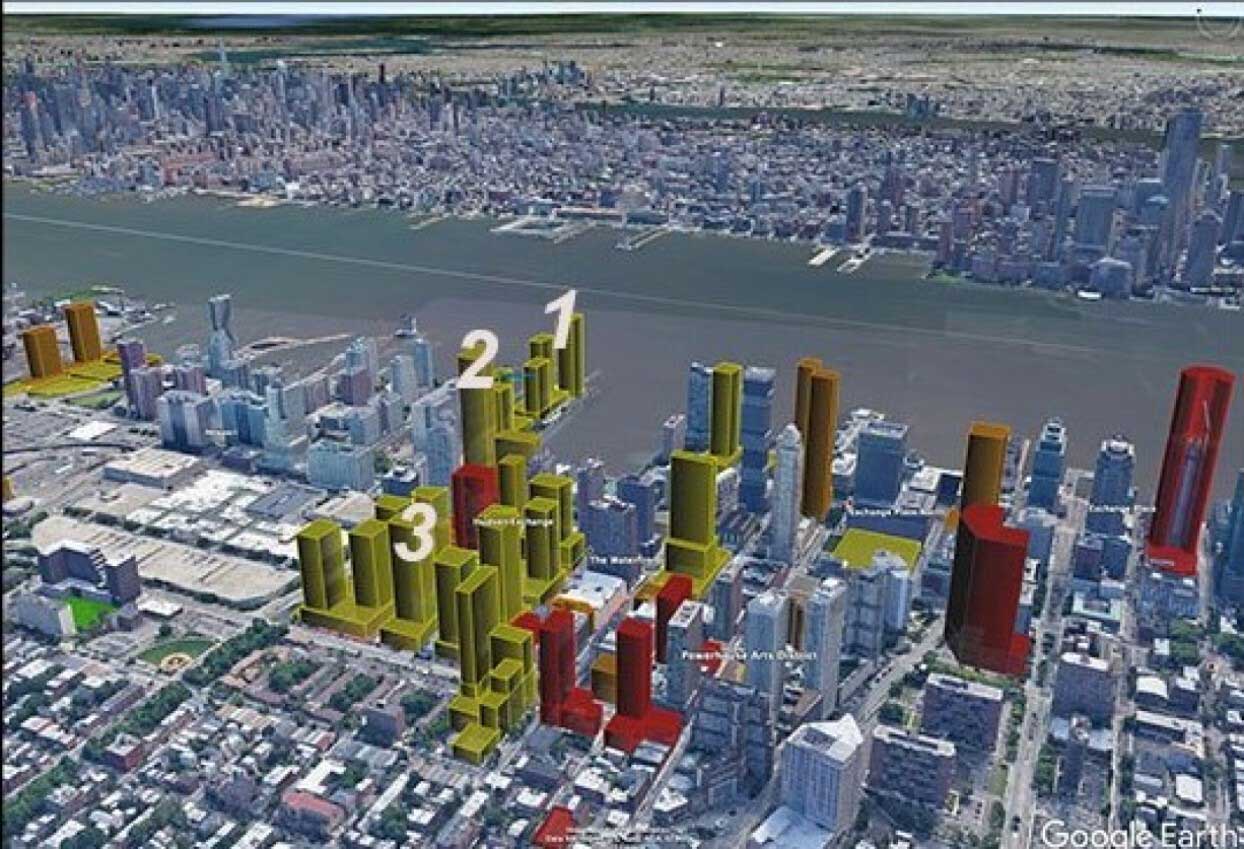 Downtown Jersey City Development Map 2