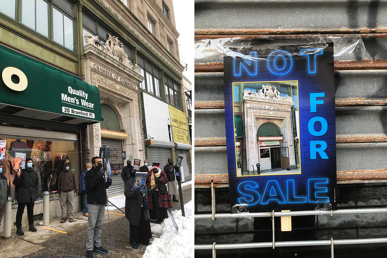 Branford Masjid Mosque Newark Protest