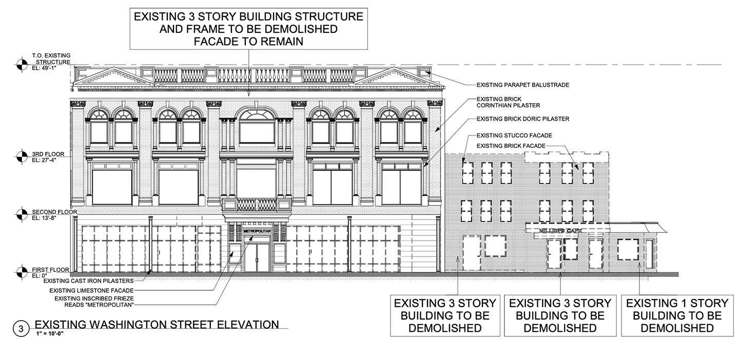 Metropolitan Building 260 Washington Street Newark Demo Plan