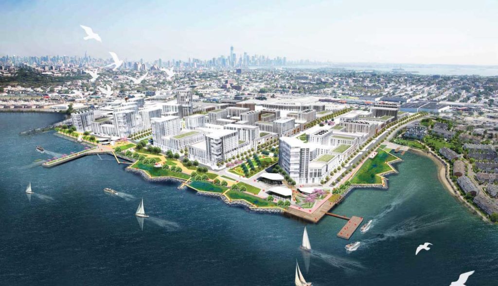 Bayfront Aerial Full Plan Jersey City