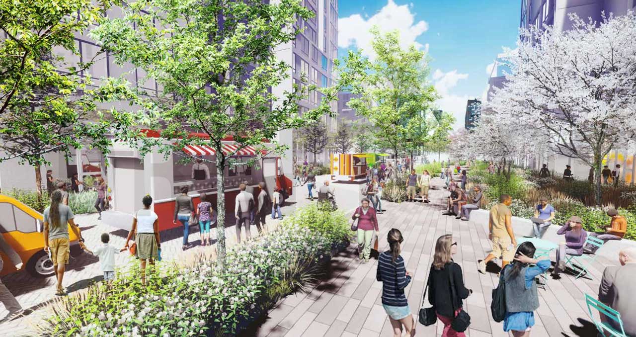 North End Redevelopment Plan Clinton Street Promenade Hoboken