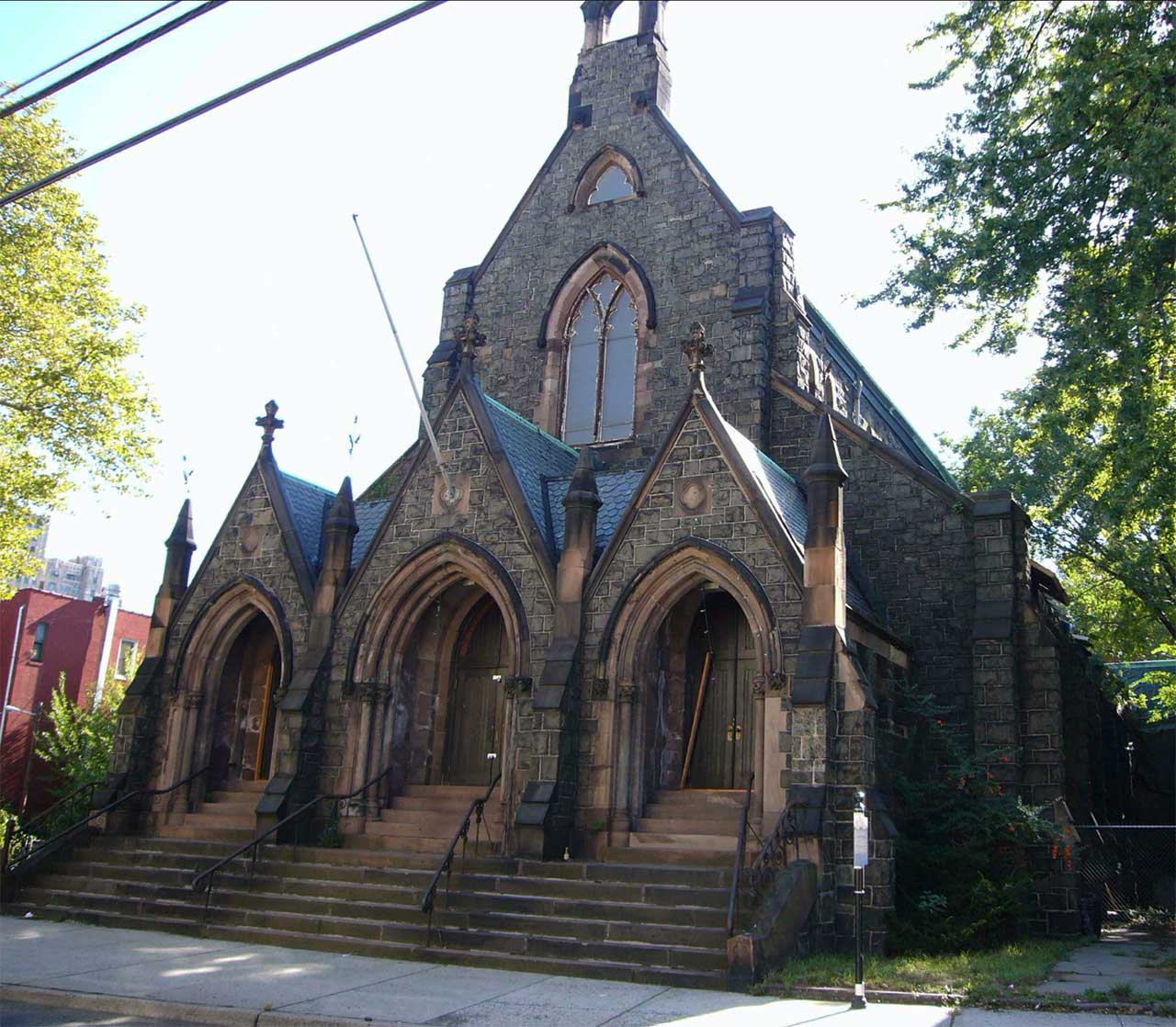 St Johns Episcopal 130 Summit Ave Jersey City Front