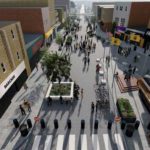 Newark Avenue Pedestrian Plaza Renovation New Rendering Jersey City