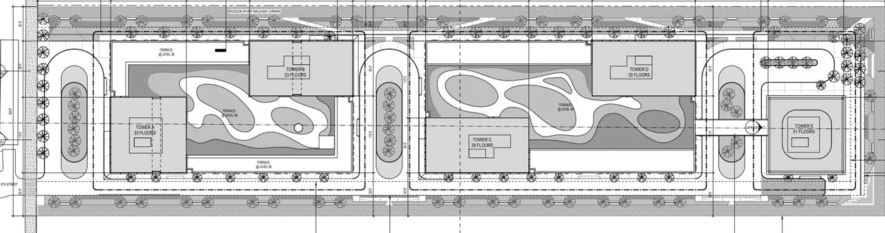 2 Sixth Street Lefrak Proposal Newport Jersey City