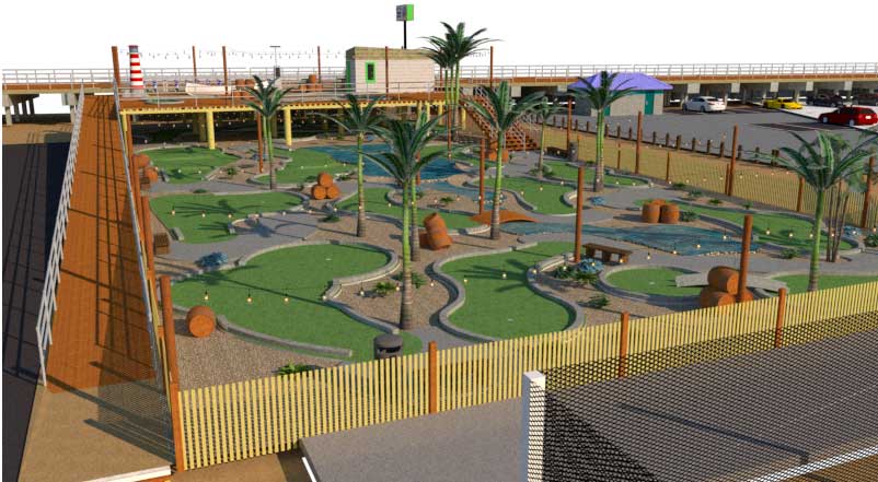 North Beach Mini Golf Club Atlantic City Render 5