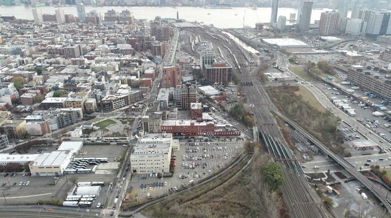 The Boundary 50 Harrison Street Hoboken Current Aerial