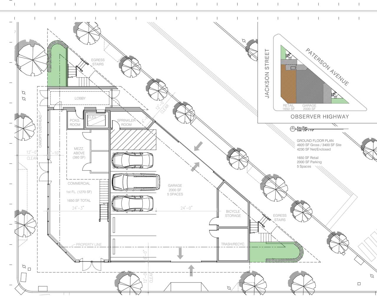 The Terraces 61 Jackson Street Hoboken Aerial Plan