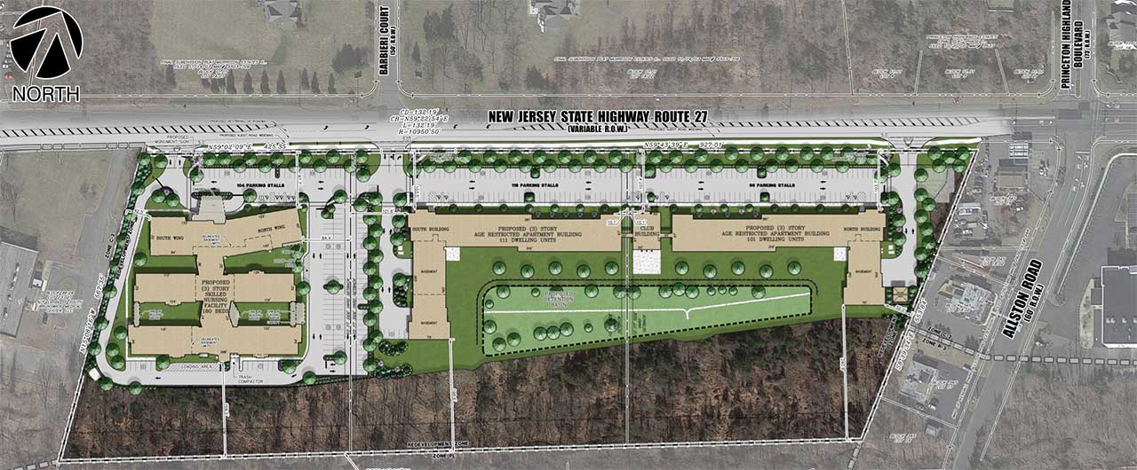 Development Planned 3636 3668 Route 27 South Brunswick Site Plan