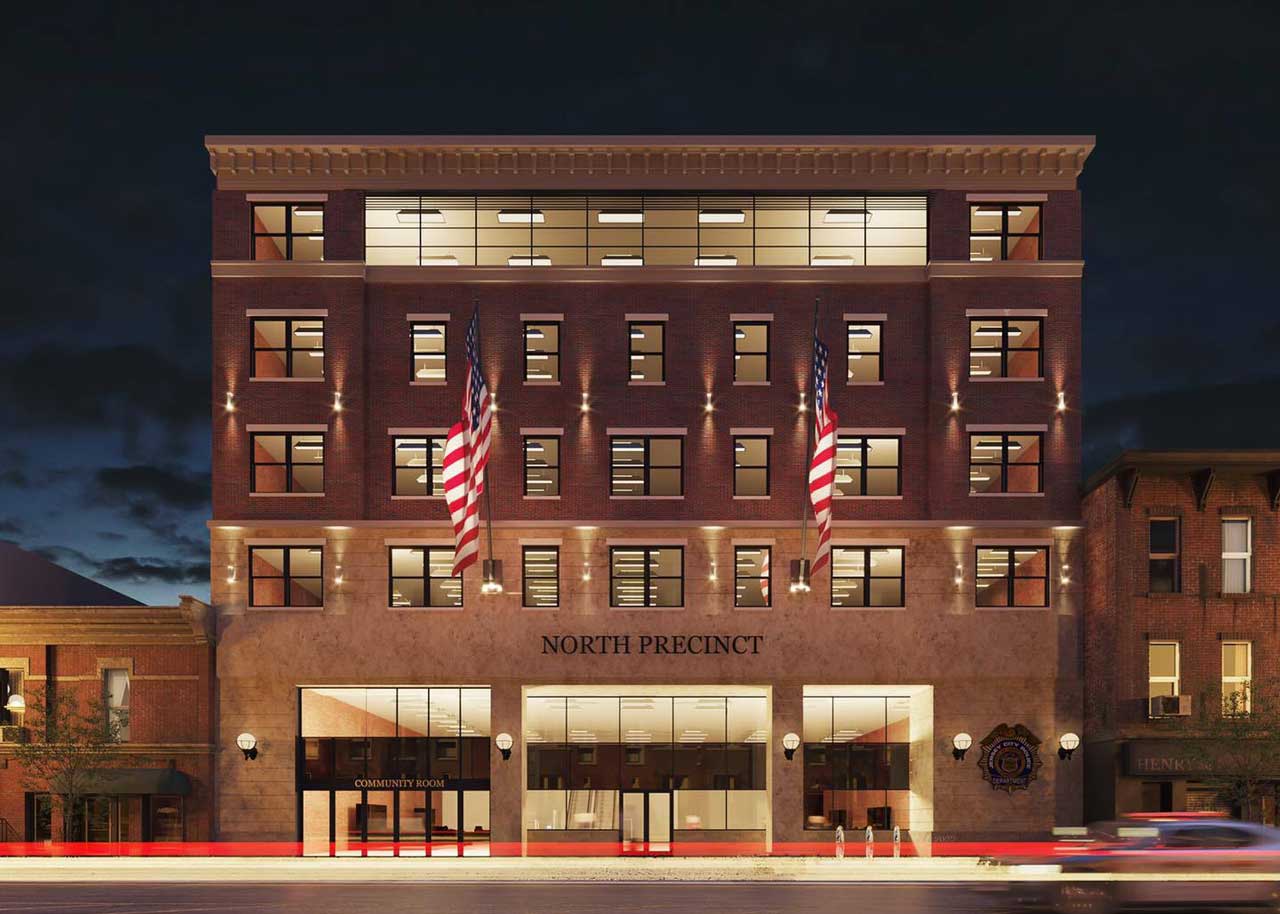 New North District Police Station Jersey City Heights New Render