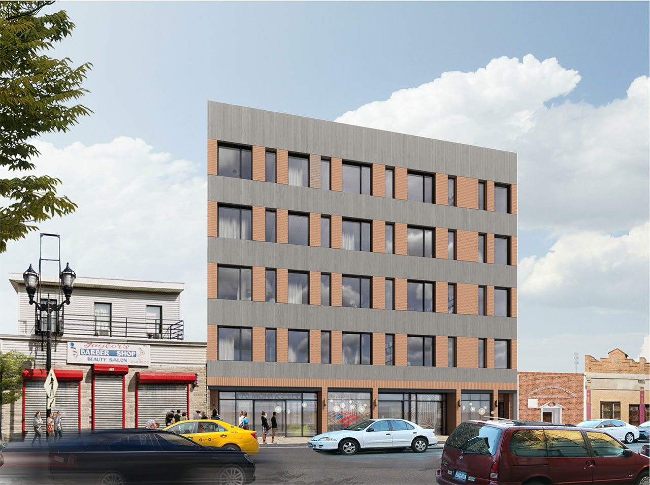 170 174 Monticello Ave Jersey City Rendering