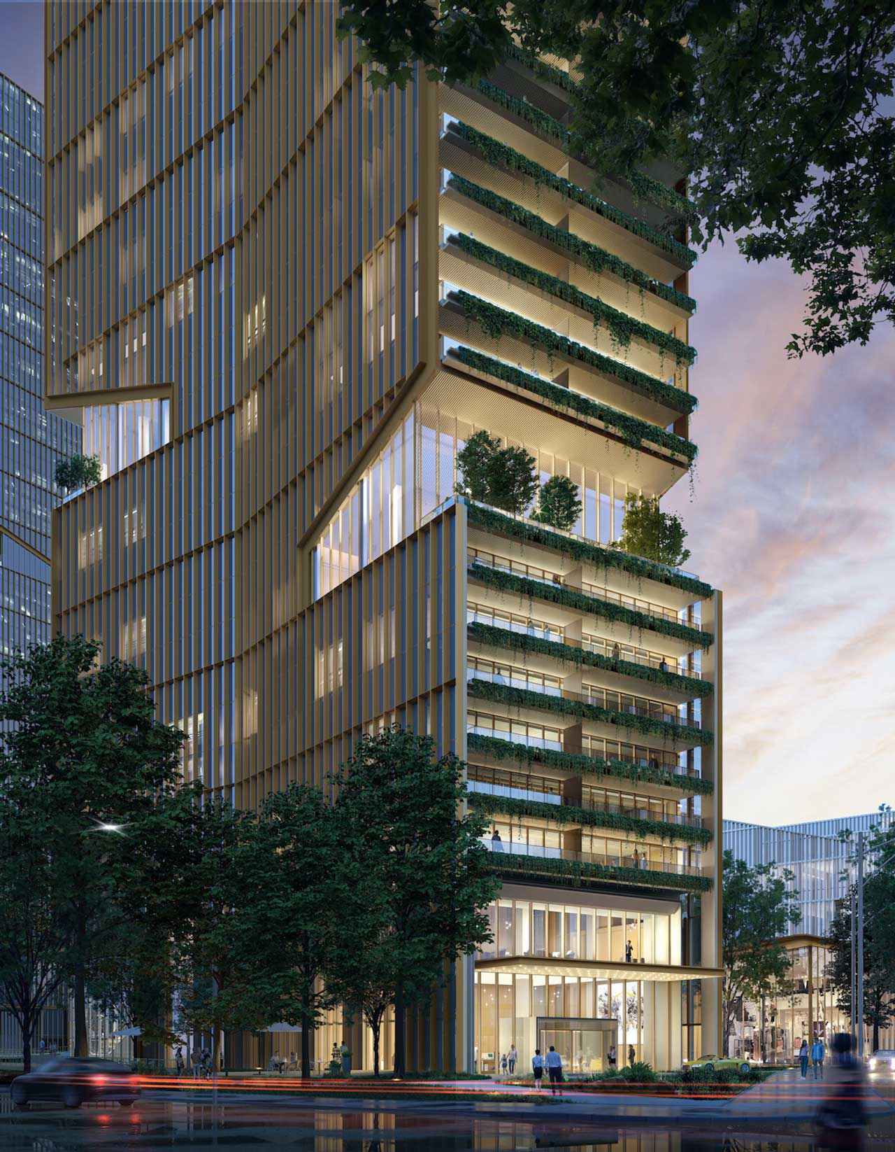 The Cove Redevelopment Jersey City Tower Render