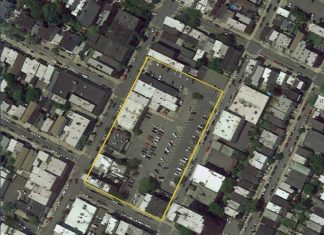 Central Avenue Mixed Use Parking Facility Jersey City Heights Aerial