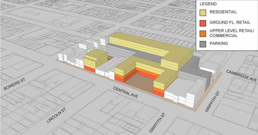 Central Avenue Mixed Use Parking Facility Jersey City Heights Render 1